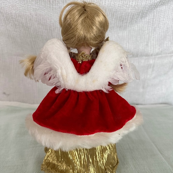 Vintage Angel, Tree Topper, Angel with braids. - Picture 3 of 6